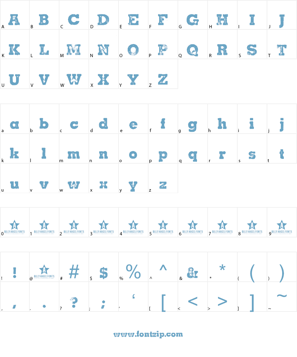 CHERRY JAM Font Character